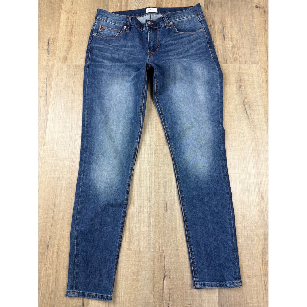 Hudson Natalie Midrise Super Skinny Jeans Womens 29 Medium Wash Blue NWA409ZPZ